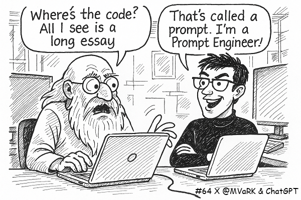 Old School: Show Me the Code. New School: Show Me the Prompt.